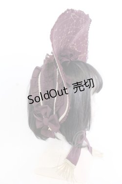 画像2: Angelic Pretty / メルカトル骨董品店ボンネット  ワイン O-25-04-10-1012-AP-AC-OW-ZT-K019