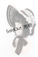 Innocent World / チュールレース2WAYボンネット  ブラウン O-25-04-10-1013-IW-AC-IG-ZT-K019