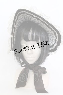 画像2: Innocent World / チュールレース2WAYボンネット  ブラウン O-25-04-10-1013-IW-AC-IG-ZT-K019