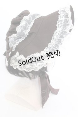 画像3: Innocent World / チュールレース2WAYボンネット  ブラウン O-25-04-10-1013-IW-AC-IG-ZT-K019