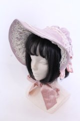 Innocent World / リバイバルクラシカルボンネット  ピンク O-25-04-10-1014-IW-AC-IG-ZT-K019
