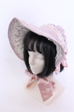 画像1: Innocent World / リバイバルクラシカルボンネット  ピンク O-25-04-10-1014-IW-AC-IG-ZT-K019