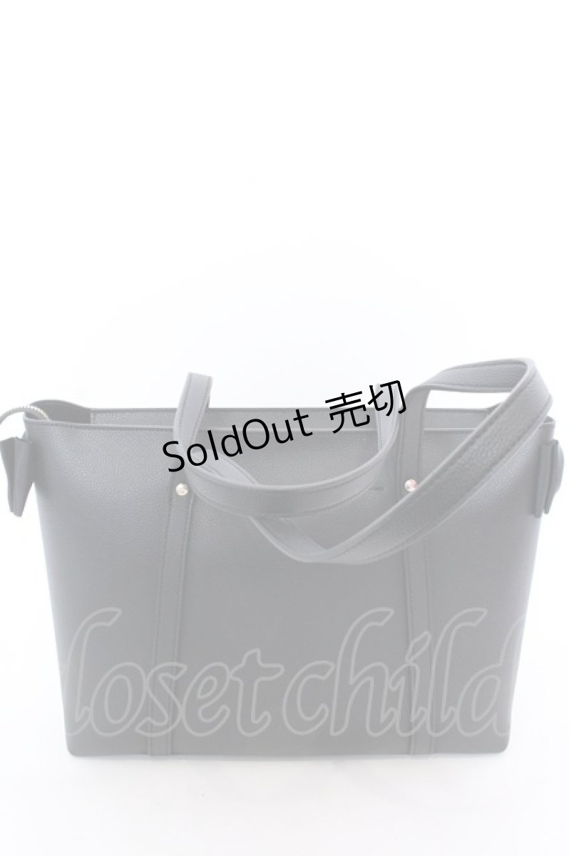 画像5: 【SALE】Maison de FLEUR / Copainサイドリボンバッグ  クロ O-25-04-10-1001-LO-BG-OW-ZT308 (5)