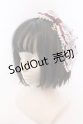 ALICE and the PIRATES / Annabelleリボンカチューシャ  えんじ O-25-04-10-1016-PA-AC-IG-ZT-K019