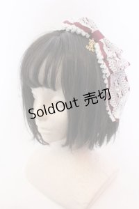 ALICE and the PIRATES / Annabelleリボンカチューシャ  えんじ O-25-04-10-1016-PA-AC-IG-ZT-K019