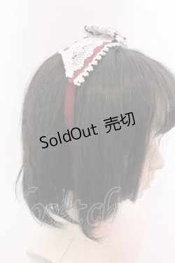 画像2: ALICE and the PIRATES / Annabelleリボンカチューシャ  えんじ O-25-04-10-1016-PA-AC-IG-ZT-K019