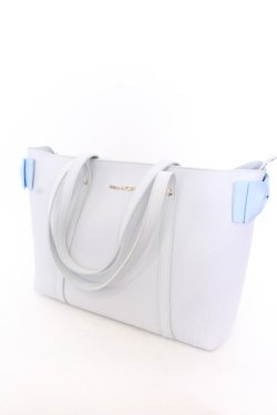 画像1: Maison de FLEUR / Copainサイドリボンバッグ  サックス O-25-04-10-1002-LO-BG-OW-ZT308