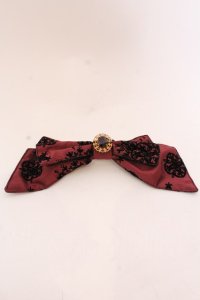 ALICE and the PIRATES / Crystal Dropリボンバレッタ  ボルドー O-25-04-10-1021-PA-AC-IG-ZT-K019