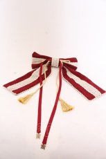 画像1: 【SALE】Nyanya / "愛と死"アクセサリー  エンジ O-25-04-10-1026-EL-AC-OW-ZTK019 (1)