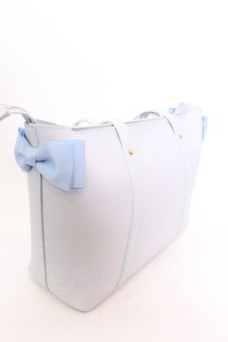 画像3: Maison de FLEUR / Copainサイドリボンバッグ  サックス O-25-04-10-1002-LO-BG-OW-ZT308