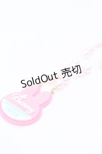 Angelic Pretty / Bunny Tagネックレス  濃ピンク O-25-04-10-1035-AP-AC-IG-ZT-K019