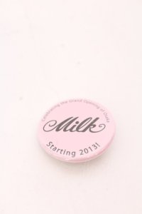 MILK / 缶バッジ  ピンク O-25-04-10-1038-ML-AC-IG-ZT-K019