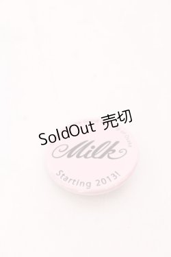 画像1: MILK / 缶バッジ  ピンク O-25-04-10-1038-ML-AC-IG-ZT-K019