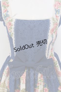 画像2: BAROQUE / ×SAKIZOコラボ Secret gardenフリルジャンパースカート  ブルー O-25-04-10-007-EL-OP-IG-OS