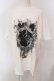 画像1: CuLLt / SMOKING WOLF T-SHIRT 　Tシャツ  ホワイト O-25-04-10-061-PU-TO-OW-OS (1)
