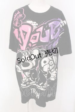 画像1: 【SALE】HYPER CORE / SICK BEARTシャツ  ブラック O-25-04-10-063-PU-TO-OW-ZT353