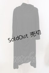 SEX POT ReVeNGe / クロスptドレープロングカットソー L ブラック O-25-04-10-068-SP-TO-OW-OS