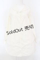 Physical Drop / セーラーワンピースシャツ  アイボリー O-25-04-10-008-LO-OP-IG-OS