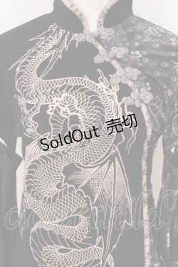 画像2: Qutie Frash / 着物袖カットソー  ブラック O-25-04-10-070-QU-TO-OW-OS