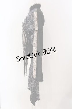 画像3: Qutie Frash / 着物袖カットソー  ブラック O-25-04-10-070-QU-TO-OW-OS