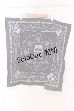 画像1: HYPER CORE / バンダナ  ブラック×パープル O-25-04-10-074-PU-ZA-OW-OS