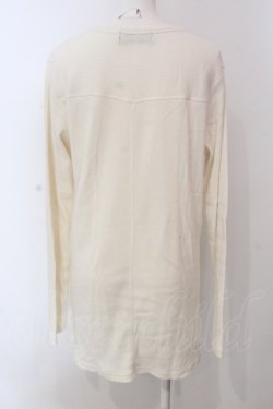 画像2: RNA / テレコロング丈スリットロンTシャツ M ホワイト O-25-04-10-079-PU-TO-YM-ZT61