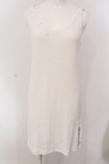 RNA / タンクワンピース M ホワイト O-25-04-10-082-PU-TO-YM-ZT61