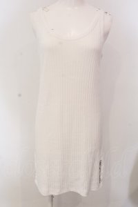 RNA / タンクワンピース M ホワイト O-25-04-10-082-PU-TO-YM-ZT61
