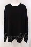 RNA / 縮絨ルーズプルオーバー M ブラック O-25-04-10-083-PU-SK-YM-ZT61