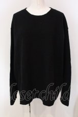 画像1: 【SALE】RNA / 縮絨ルーズプルオーバー M ブラック O-25-04-10-083-PU-SK-YM-ZT061 (1)