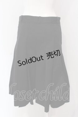 画像3: RNA / ミドル丈プリーツスカート M ブラック O-25-04-10-085-PU-SK-YM-ZT059