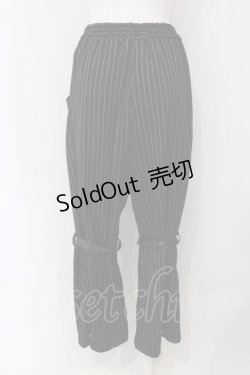 画像3: Drug Honey / ベルテットストライプパンツ  ブラック O-25-04-10-087-PU-PA-OW-OS