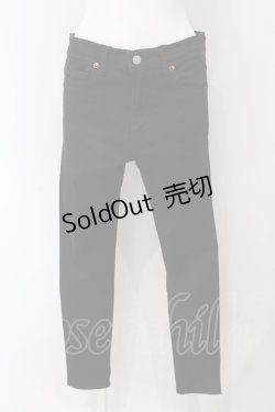 画像1: RNA / ロークロッチサルエルスキニーパンツ S ブラック O-25-04-10-088-PU-PA-YM-ZT059