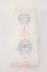 画像1: 【SALE】BABY,THE STARS SHINE BRIGHT / Cinderella Jewelryオーバーニーソックス  シロ O-25-05-27-1015-BA-ZA-IG-ZT394-F005 (1)