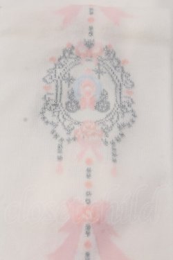 画像4: BABY,THE STARS SHINE BRIGHT / Cinderella Jewelryオーバーニーソックス  シロ O-25-04-10-092-BA-ZA-IG-OS