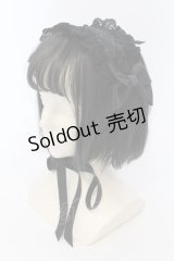 BABY,THE STARS SHINE BRIGHT / はしごレースのスピンドールヘッドドレス  クロ×クロ O-25-04-10-095-BA-ZA-IG-OS