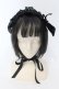 画像2: BABY,THE STARS SHINE BRIGHT / はしごレースのスピンドールヘッドドレス  クロ×クロ O-25-04-10-095-BA-ZA-IG-OS (2)