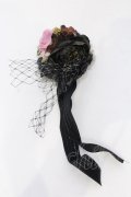 Atelier Beatrice / コサージュクリップ  ブラック系 O-25-04-10-099-GO-AC-IG-OS