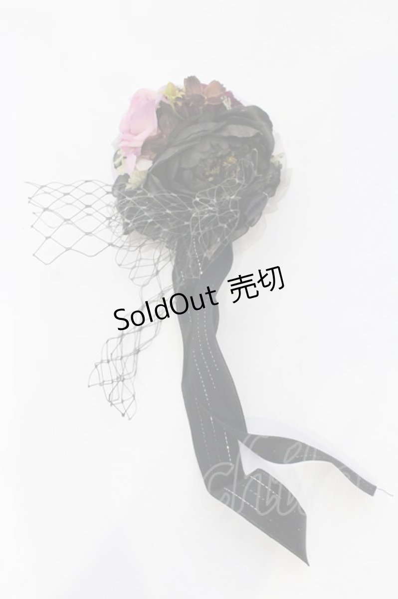 画像1: 【SALE】Atelier Beatrice / コサージュクリップ  ブラック系 O-25-05-30-1052-GO-AC-IG-ZT271 (1)