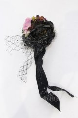 Atelier Beatrice / コサージュクリップ  ブラック系 O-25-04-10-099-GO-AC-IG-OS