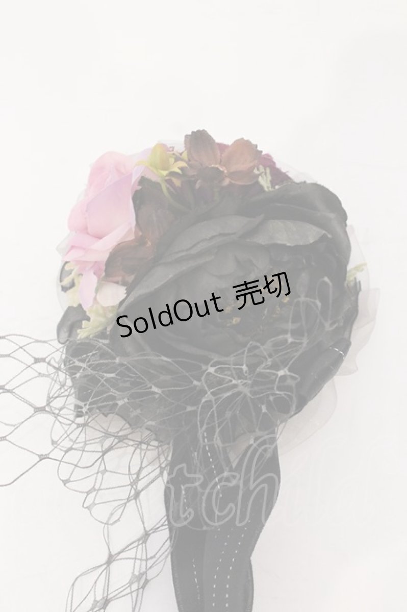 画像2: 【SALE】Atelier Beatrice / コサージュクリップ  ブラック系 O-25-05-30-1052-GO-AC-IG-ZT271 (2)