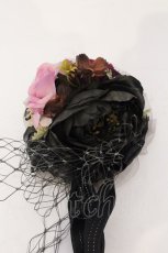 画像2: 【SALE】Atelier Beatrice / コサージュクリップ  ブラック系 O-25-05-30-1052-GO-AC-IG-ZT271 (2)
