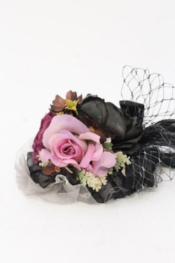 画像3: Atelier Beatrice / コサージュクリップ  ブラック系 O-25-04-10-099-GO-AC-IG-OS