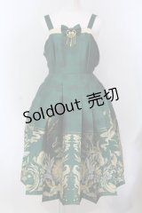 GARDEN oF THE GoDS（海外ロリィタ） / チャイナジャンパースカート  グリーン O-25-04-10-010-LO-OP-IG-ZS