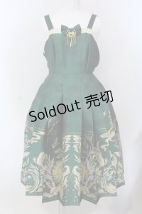 GARDEN oF THE GoDS（海外ロリィタ） / チャイナジャンパースカート  グリーン O-25-04-10-010-LO-OP-IG-ZS