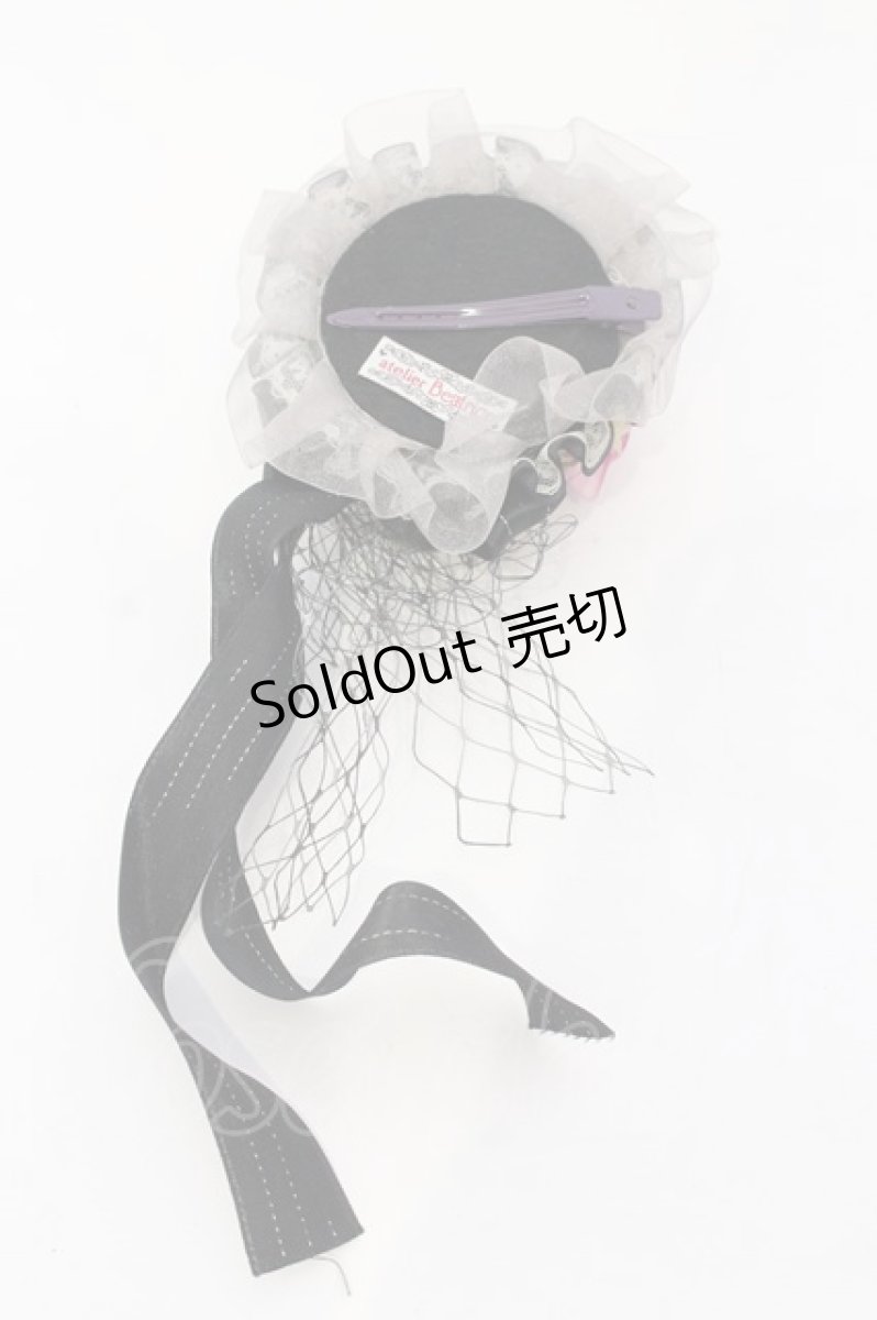 画像4: 【SALE】Atelier Beatrice / コサージュクリップ  ブラック系 O-25-05-30-1052-GO-AC-IG-ZT271 (4)