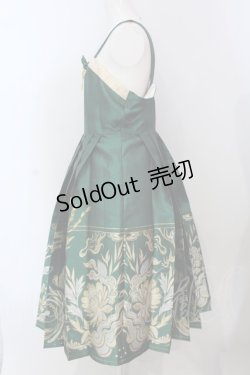 画像3: GARDEN oF THE GoDS（海外ロリィタ） / チャイナジャンパースカート  グリーン O-25-04-10-010-LO-OP-IG-ZS