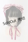 metamorphose / クラウンクロスリボン型ヘッドドレス  ピンク O-25-04-10-106-ME-AC-OW-OS