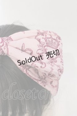 画像2: metamorphose / クラウンクロスリボン型ヘッドドレス  ピンク O-25-04-10-106-ME-AC-OW-OS