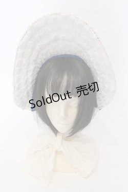 画像2: BAROQUE / Secret garden フラワーボンネット  ブルー O-25-04-10-107-EL-AC-IG-OS